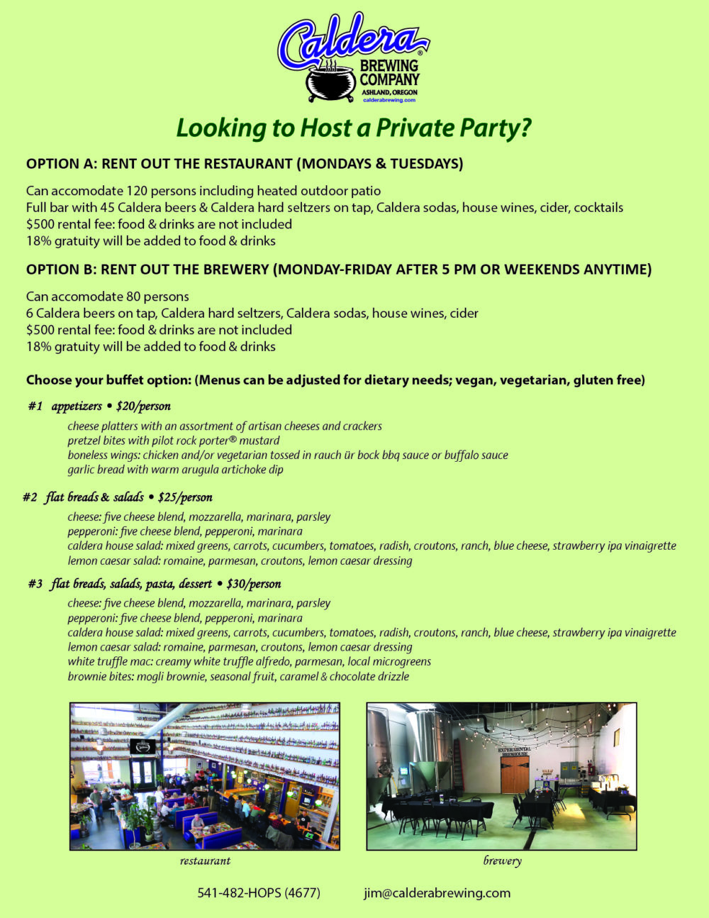 Rent Out The Brewery